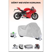 Breen Ducati Panigale V4 Için Kilit Uyumlu Motosiklet Branda, Güvenli, Su Geçirmez Dayanıklı Kumaş