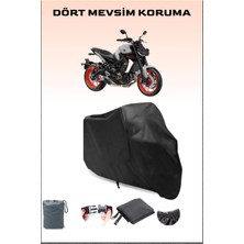 Breen Yamaha Mt-09 Uyumlu Siyah Motorsiklet Branda, Motor Örtüsü