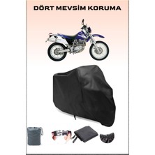 Breen Yamaha Tt 600 E Uyumlu Siyah Motorsiklet Branda, Motor Örtüsü