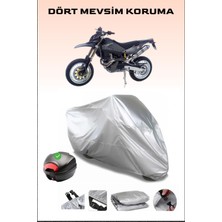 Husqvarna Sm 610 Arka Çanta Uyumlu Motosiklet Branda Su Geçirmez Dayanıklı Kumaş