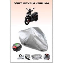 Breen Sym Hd2 200I Evo Arka Çanta Uyumlu Motosiklet Branda Su Geçirmez Dayanıklı Kumaş