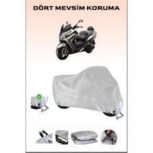 Breen Sym Maxsym 600I Abs Için Kilit Uyumlu Motosiklet Branda, Güvenli, Su Geçirmez Dayanıklı Kumaş