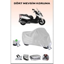 Breen Kymco Downtown 300I Için Kilit Uyumlu Motosiklet Branda, Güvenli, Su Geçirmez Dayanıklı Kumaş
