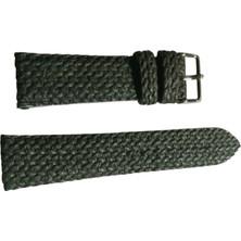 Fado Her Saate Uygun  El Yapımı  Hasır Görünümlü 22  mm   Silikon Yeşil