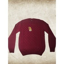 Inci Butik Boxer - Büyük Beden Erkek Triko Kışlık Kazak Renkli Çizgili Düz Çeşitler