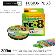 Osaka Fusıon 8x 300 mt Multıcolor Ip Misina