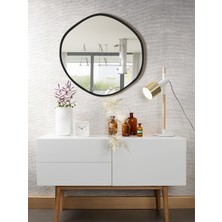 Ant Home Arya Ayna Asimetrik Ayna, Dekoratif Ayna, Duvar Aynası Banyo Aynası Holl Aynası 50 cm