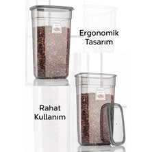 12'li Jumbo Boy Etiketli Dikdörtgen Saklama Kabı Seti Mikrodalga ve Difriz Uyumlu 12 x 3200 ml
