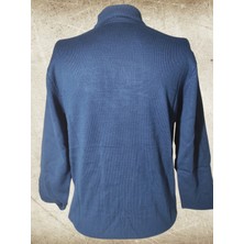Inci Butik Boxer - Büyük Yarım Balıkçı Yaka Beden Erkek Triko Kışlık Kazak Renkli Çizgili Düz Çeşitler
