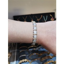 Stainless Steel Zirkon Taşlı Vip Bileklik