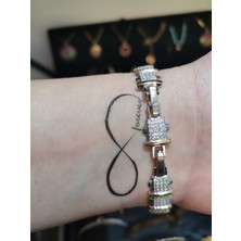 Stainless Steel Zirkon Taşlı Vip Bileklik