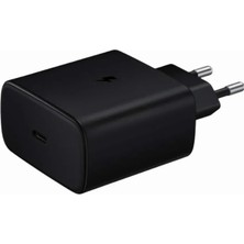 Samsung Galaxy S23 Ultra Uyumlu 45 Watt Hızlı Şarj Aleti - Usb-C Adaptör ve Kablo - Siyah