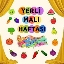 Ti Play Tutum ve Yerli Malı Haftası Okul Pano Süsü