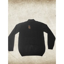 Inci Butik Boxer - Büyük Yarım Balıkçı Yaka Beden Erkek Triko Kışlık Kazak Renkli Çizgili Düz Çeşitler