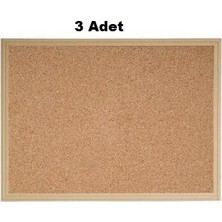 Antyazı Mdf Çerçeveli Mantar Pano 30X45 cm 3 Adet