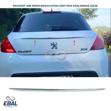 Ebal Oto Peugeot 308 Krom Bagaj Çıtası 2007-2013 Arası P.Çelik