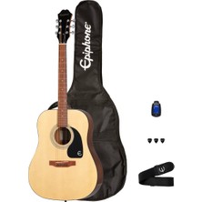 Epiphone DR-100 Songmaker Akustik Gitar Seti Natural