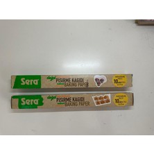 Sera Doğal / Natura Yeni Beyazlatılmamış / Ağartılmamış Hazır Kesilmiş Pişirme Kağıdı  x 2 Paket