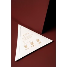 Jawel Kadın Etnik Desen Soft Eşarp Paketi (Vizon-Lacivert Vizon-Bordo)