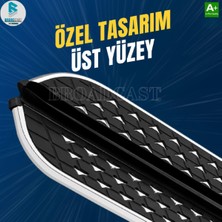Broadcast Volkswagen Tiguan Dıamond Krom Yan Basamak 2024-SONRASI Uyumlu