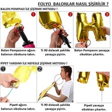 Atölye Mi Baston Şeker Folyo Balon Yeşil Gold Yılbaşı Balonu