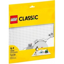 11026 Lego® Classic Beyaz Taban 1 Parça +4 Yaş