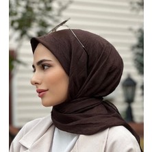 Bambu Kraş Eşarp (Tesettür Giyim, %100 Pamuk, Hafif, Rahat, Şık, Yüksek Kalite, Uygun Fiyat, Hijab, Shawl, Scarf, Lux, Original)