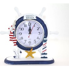 Çerçici Ahşap Marin Dümenli Saat ALK2453