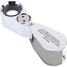 Çerçici Kontrol, Için Özel Kutulu Metal Işıklı Lup 40X25