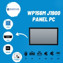 Grandstarr WP156M 15.6''HD J1900/4GB/120SSD Panel Pc - Kiosk Pc - Freedos