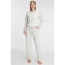 Aria's Closet Uzun Kollu Sweatshirt Pantolon Takım Pijama Takımı