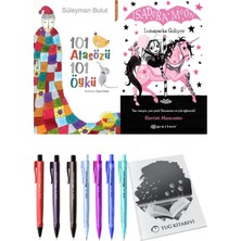 Isadora Moon 7 Lunaparka Gidiyor ve 101 Atasözü 101 Öykü 2'li Set - Kalem