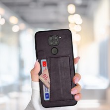 Pazarella Xiaomi Redmi Note 9 Tlp Kartlıklı Standlı Lüx Deri Kılıf