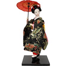 Japon Kimono Geyşa Heykeli Süs Odası Heykelcik D (Yurt Dışından)