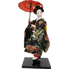 Japon Kimono Geyşa Heykeli Süs Odası Heykelcik D (Yurt Dışından)