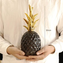 Masaüstü Kitaplık Için Ananas Dekoratif Seramik Ananas Süsleme (Yurt Dışından)