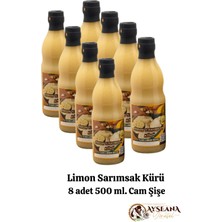 Ayşe Ana Yöresel Limon Sarımsak Kürü 8 x 500 ml Cam Şişe %100 El Yapımı