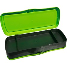 Homeneeds Plastik Çift Bölmeli Fonksiyonel Kalemlik Kalem Kutusu