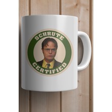 South Steel The Office Dwight Schrute Baskılı Premium Yılbaşı Hediyesi Kupa Bardak