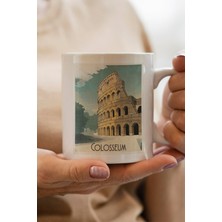 Colosseum-Roma Baskılı Yılbaşı Hediyesi Kupa Bardak