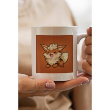 South Steel Arcanine Pokemon Baskılı Premium Yılbaşı Hediyesi Kupa Bardak