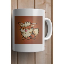 South Steel Arcanine Pokemon Baskılı Premium Yılbaşı Hediyesi Kupa Bardak