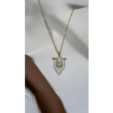 Wisteria Jewelry Serenay Kolye Gold Renk Çelik Kolye 316L