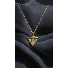 Wisteria Jewelry Serenay Kolye Gold Renk Çelik Kolye 316L