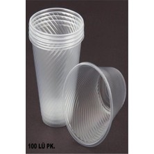 Plastik Pet Bardak 100LÜ