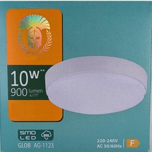 Hedyex IP65 Su Geçirmez Banyo Tuvalet Lambası 10W LED 900LM Beyaz Işık