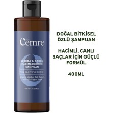 Awe Cemre Jojoba - Badem Doğal Bitkisel Özlü Şampuan Extra Hacimlendirici ve Dolgunlaştırıcı 400 ml