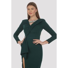 Suseb Büyük Beden ve Küçük Beden Aller ve Pile Detaylı Elbise