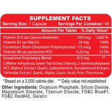 Hitech Synadrene (Yohımbıne+Alpha Lipoic Acid+Green Tea+Dmha) 45 Tablet