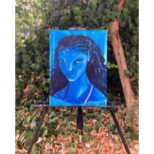 Craft Pen Yağlı Boya  Tablo Avatar Çağrı Tunç Imzalı (El Yapımı)